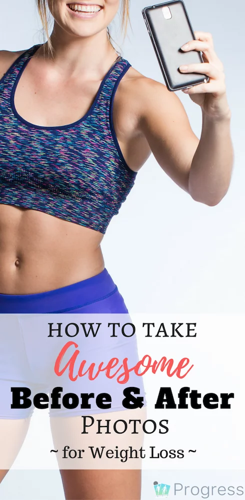 Losing weight? Check out this guide on how to take awesome before and after photos during your weight loss | Progress App