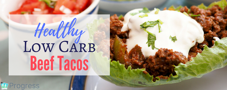 Try these delicious low carb beef tacos - this recipe is easily adaptable for LCHF, slow carb, keto and paleo