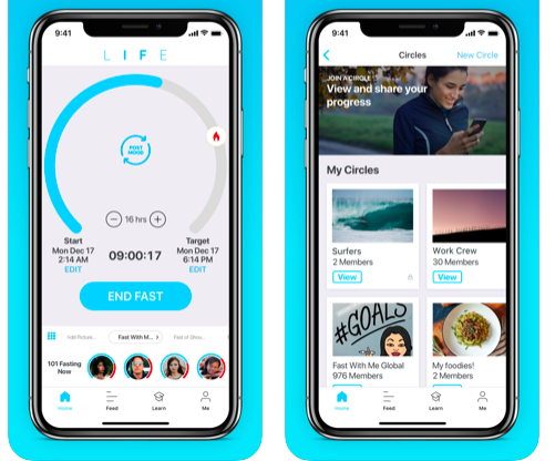 ©LIFE: intermitent fasting done with friends - health & fitness app