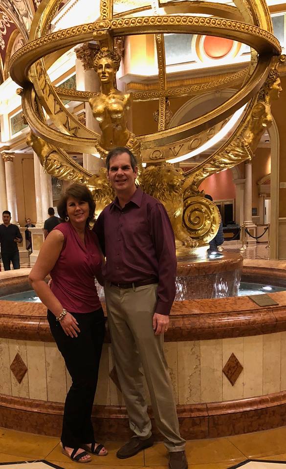 Jacque after losing 80 lbs with her husband