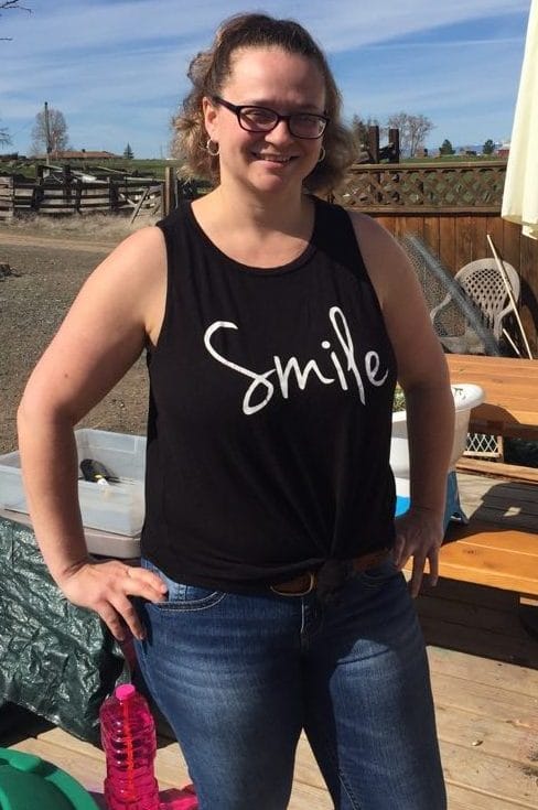 Robin at 185.6 lbs - after losing 41 lbs