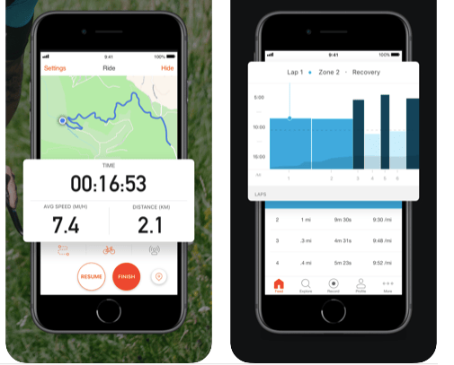 ©Strava: running tracker and group challenges - health & fitness app