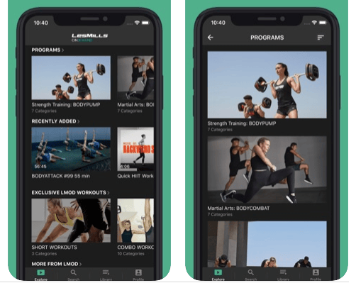 ©Less Mills on Demand: workouts (cardio, strength, HIIT) - health & fitness app